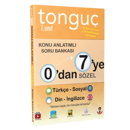 7. Sınıf 0\'dan 7\'ye Sözel Konu Anlatımlı Soru Bankası Tonguç Akademi Yayınları