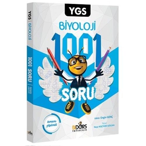 YGS Biyoloji Tamamı Çözümlü 1001 Soru Bankası BiDers Yayınları