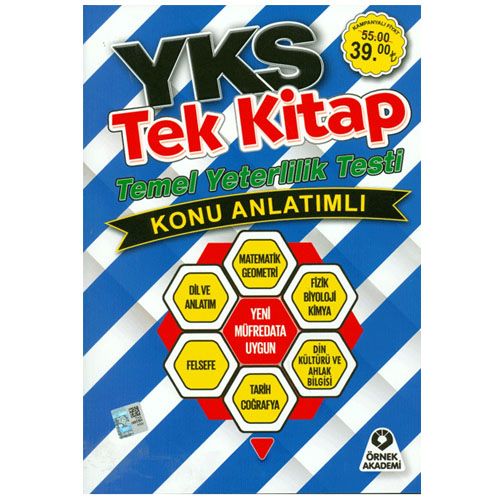 YKS TYT Tek Kitap Konu Anlatımı Örnek Akademi Yayınları