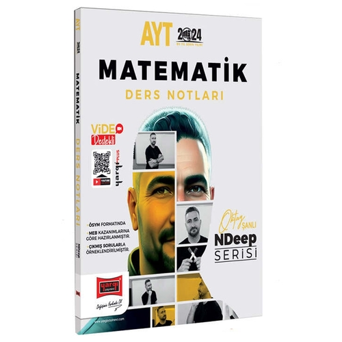 AYT Matematik Video Ders Notları NDeep Serisi Yargı Yayınları 2024