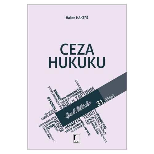 Ceza Hukuku Genel Hükümler - Hakan Hakeri
