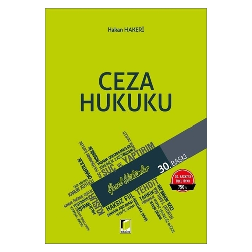 Ceza Hukuku Genel Hükümler - Hakan Hakeri