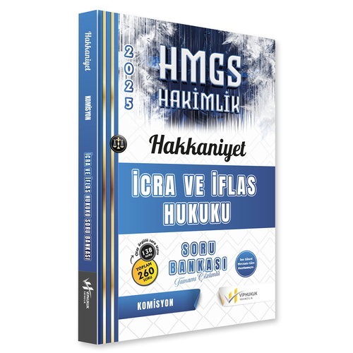 HMGS Hakimlik Hakkaniyet İcra ve İflas Hukuku Soru Bankası VİPHukuk Yayınları 2025