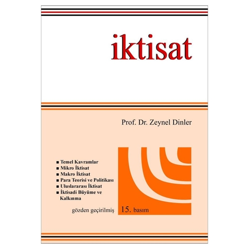 İktisat - Zeynel Dinler