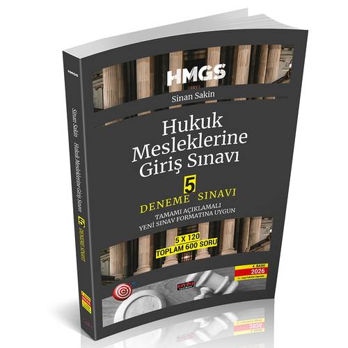Kelepir Ürün İadesizdir - HMGS Hukuk Mesleklerine Giriş Sınavı 5 Deneme Sınavı Savaş Yayınları 2026