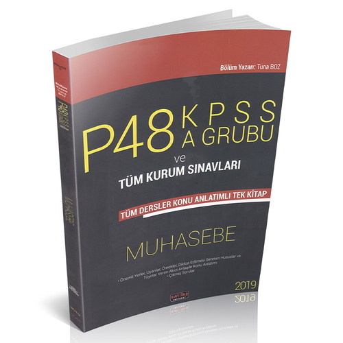 Kelepir Ürün İadesizdir - KPSS P48 A Grubu Muhasebe Konu Anlatımlı Savaş Yayınları 2019