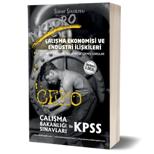 KPSS A Grubu Çalışma Ekonomisi ve Endüstri İlişkileri A Kadro Yayınları 2024