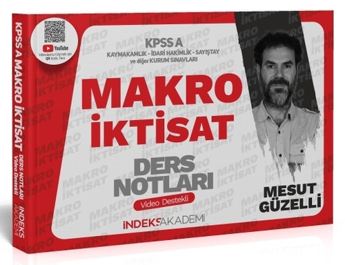 KPSS A Grubu Makro İktisat Video Ders Notları İndeks Akademi Yayınları 2025