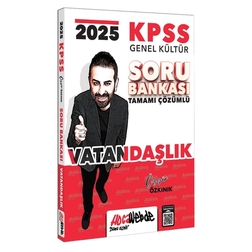 KPSS Genel Kültür Vatandaşlık Soru Bankası HocaWebde Yayınları 2025