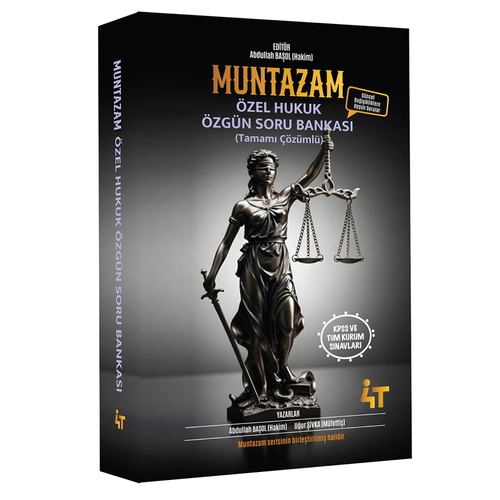 Muntazam Özel Hukuk Özgün Soru Bankası 4T Yayınları 2025