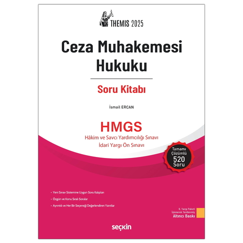 THEMIS Ceza Muhakemesi Hukuku Soru Kitabı - İsmail Ercan 2025
