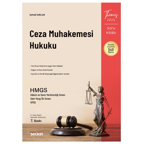 THEMIS Ceza Muhakemesi Hukuku Soru Kitabı - İsmail Ercan 2026