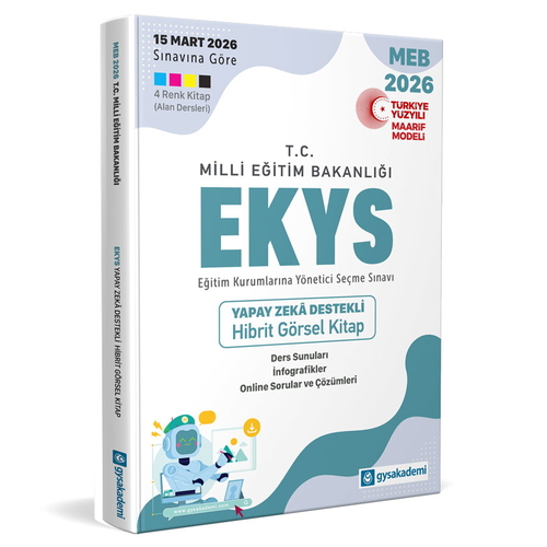 Yapay Zeka Destekli MEB EKYS Ders Notları gysakademi Yayınları 2026