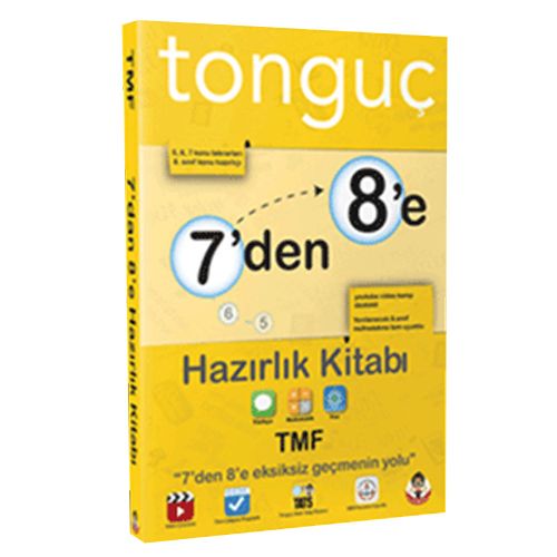 7. Sınıf 7\'den 8\'e Hazırlık Kitabı Tonguç Akademi Yayınları