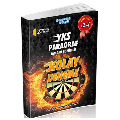 YKS Paragraf Tamamı Çözümlü Kolay Deneme - Akıllı Adam Yayınları