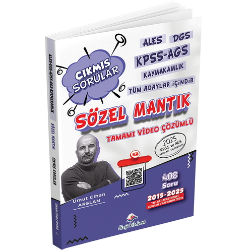 ALES DGS KPSS AGS Kaymakamlık Sözel Mantık Çıkmış Sorular Dizgi Kitap Yayınları 2025