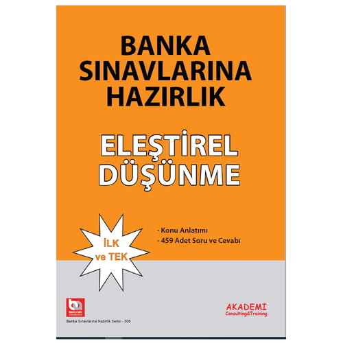 Banka Sınavlarına Hazırlık Eleştirel Düşünme - Adalet Hazar, Şenol Babuşcu