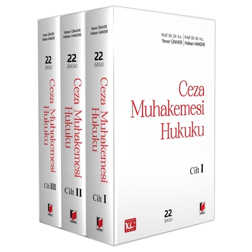 Ceza Muhakemesi Hukuku 3 Cilt Takım - Yener Ünver, Hakan Hakeri