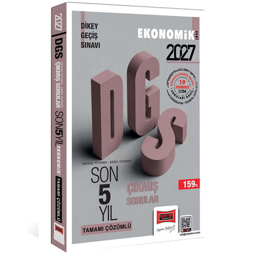 DGS Ekonomik Seri Son 5 Yıl Sayısal-Sözel Yetenek Çıkmış Sorular Yargı Yayınları 2027