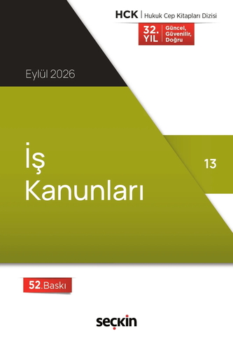 İş Kanunları - Seçkin Yayınevi Kanun Metinleri Eylül 2026