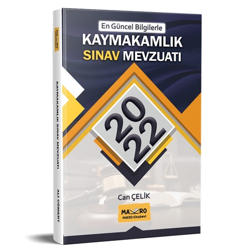 Kaymakamlık Sınav Mevzuatı Makro Kitap Yayınları 2022