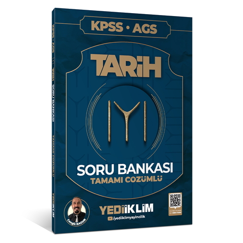 KPSS AGS Kayı Tarih Tamamı Çözümlü Soru Bankası Yediiklim Yayınları 2027