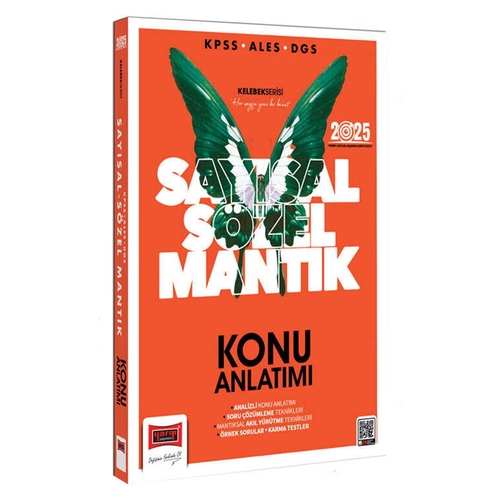 KPSS ALES DGS Kelebek Serisi Sayısal Sözel Mantık Konu Anlatımı Yargı Yayınları 2025