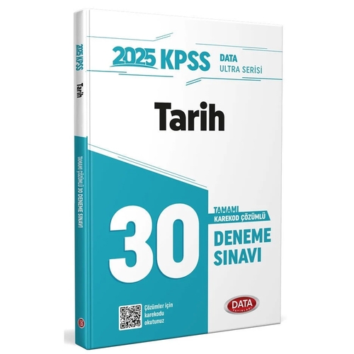 KPSS Ultra Serisi Tarih 30 Deneme Sınavı Data Yayınları 2025
