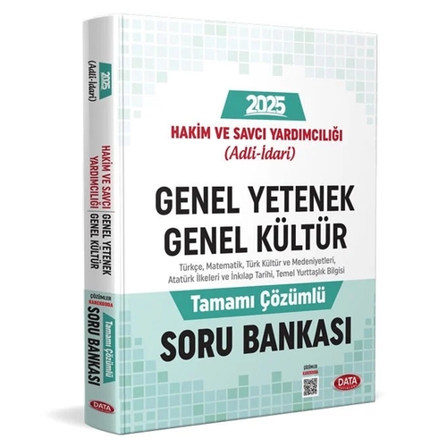 Mecelle Hakim ve Savcı Yardımcılığı GK-GY Soru Bankası Data Yayınları 2025