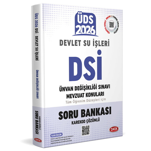 ÜDS Devlet Su İşleri DSİ Mevzuat Konuları Soru Bankası Data Yayınları 2026