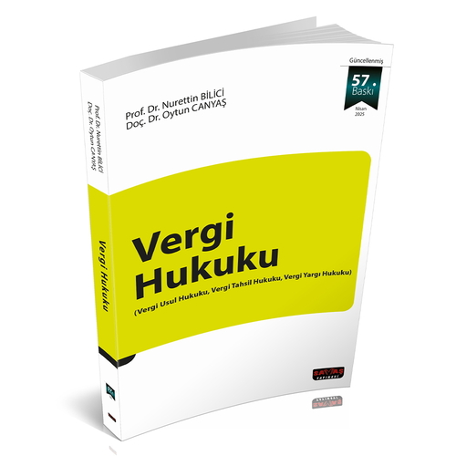 Vergi Hukuku - Nurettin Bilici, Oytun Canyaş Nisan 2025