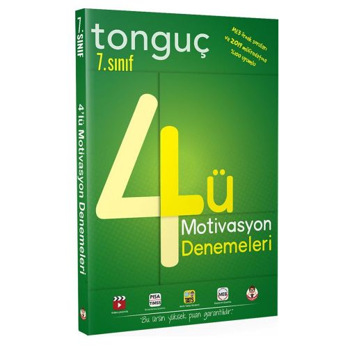 7. Sınıf 4\'lü Motivasyon Denemeleri Tonguç Akademi Yayınları