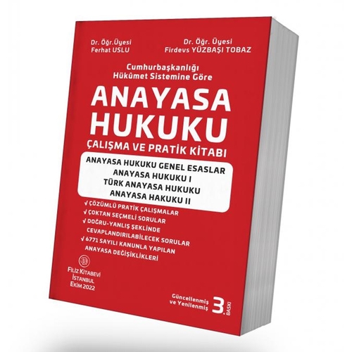 Anayasa Hukuku Çalışma ve Pratik Kitabı - Ferhat Uslu