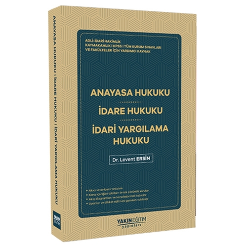Anayasa Hukuku, İdare Hukuku, İdari Yargılama Hukuku Konu Anlatımı Yakın Eğitim Yayınları 2021