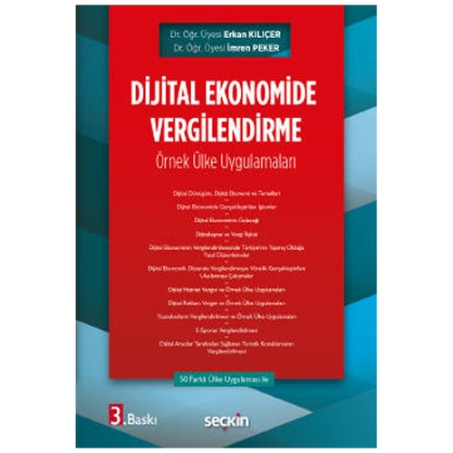 Dijital Ekonomide Vergilendirme - Erkan Kılıçer, İmren Peker