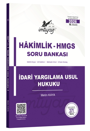 Hakimlik HMGS İdari Yargılama Usul Hukuku Soru Bankası İmtiyaz Yayınları 2026