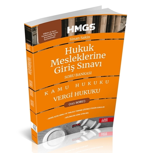 Kelepir Ürün İadesizdir - HMGS Vergi Hukuku Soru Bankası Savaş Yayınları Şubat 2025