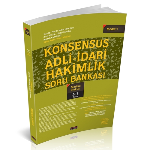 KONSENSUS Adli İdari Modül 7 Medeni Hukuk Soru Bankası 2023
