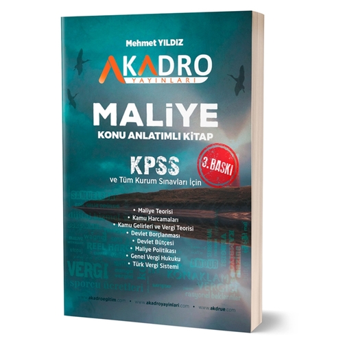 KPSS A Grubu Maliye Konu Anlatımı A Kadro Yayınları 2024