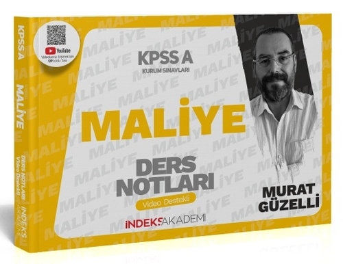 KPSS A Grubu Maliye Video Ders Notları İndeks Akademi Yayınları 2025