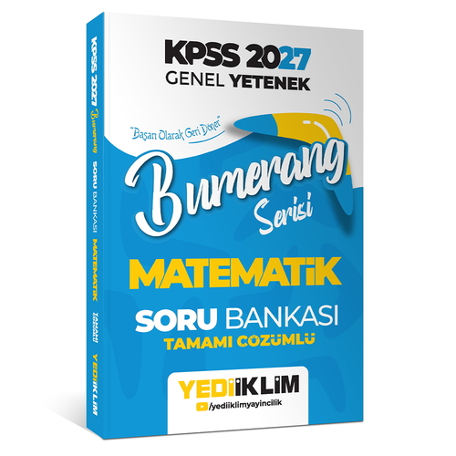 KPSS Genel Yetenek Bumerang Serisi Matematik Soru Bankası Yediiklim Yayınları 2027