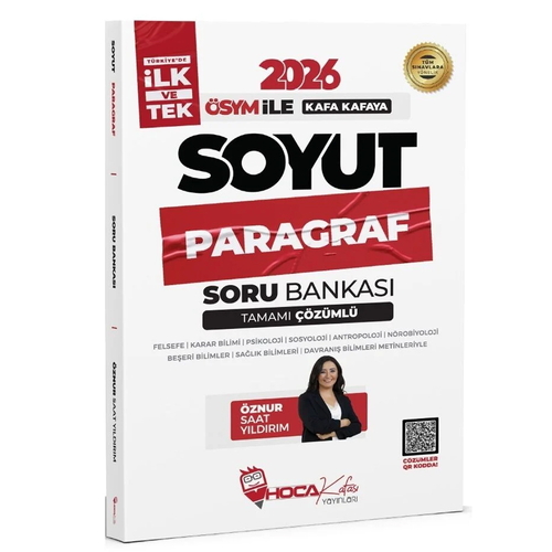 KPSS TYT ALES DGS Soyut Paragraf Soru Bankası Hoca Kafası Yayınları 2026
