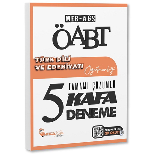 ÖABT MEB AGS Türk Dili ve Edebiyatı Öğretmenliği 5 Kafa Deneme Çözümlü Hoca Kafası Yayınları 2025