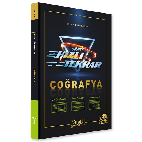 Süper Hızlı Tekrar KPSS Coğrafya Yetki Yayınları 2026