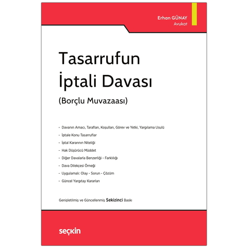 Tasarrufun İptali Davası - Erhan Günay