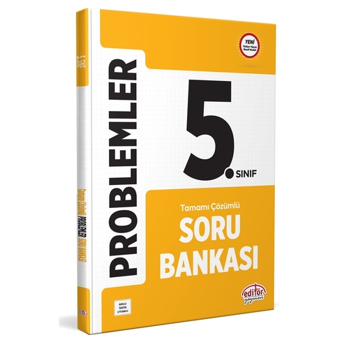 5. Sınıf Problemler Tamamı Çözümlü Soru Bankası Editör Yayınları