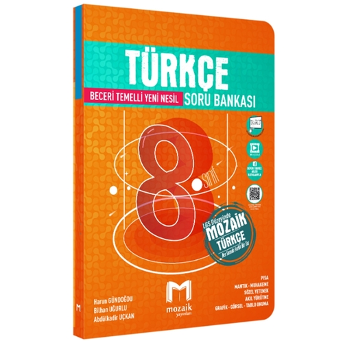8. Sınıf Türkçe Soru Bankası Mozaik Yayınları