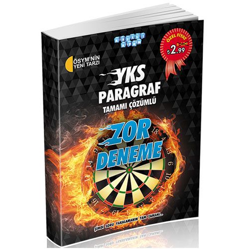 YKS Paragraf Tamamı Çözümlü Zor Deneme - Akıllı Adam Yayınları