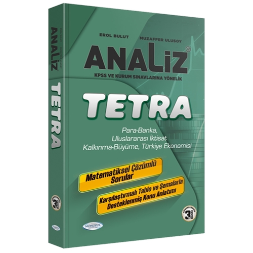 Analiz Tetra Para-Banka, Uluslararası İktisat Monopol Yayınları 2023