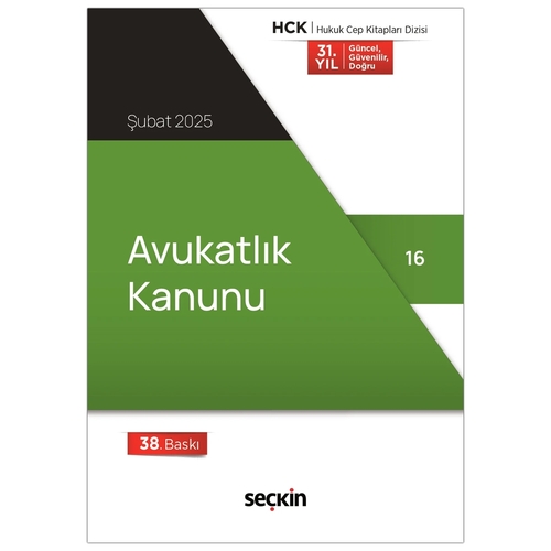 Avukatlık Kanunu - Seçkin Yayınevi Kanun Metinleri Şubat 2025